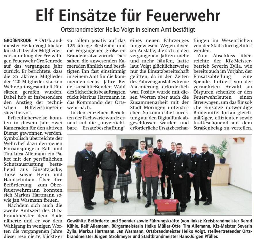 Ausschnitt aus hallo Wochenende Northeim vom 18.02.2017